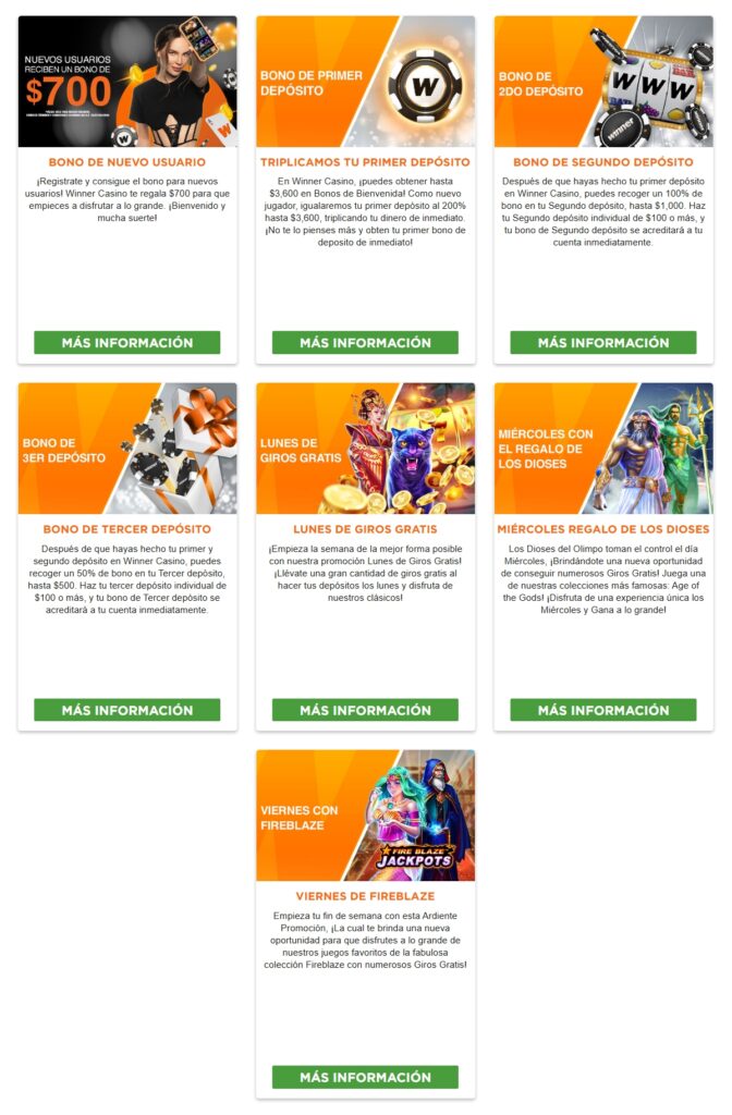 Winner Casino Online México