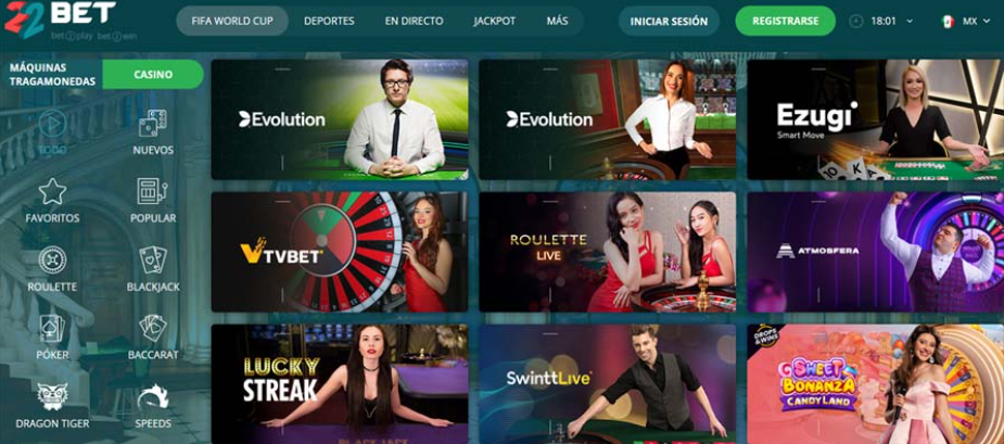 22bet Casino México